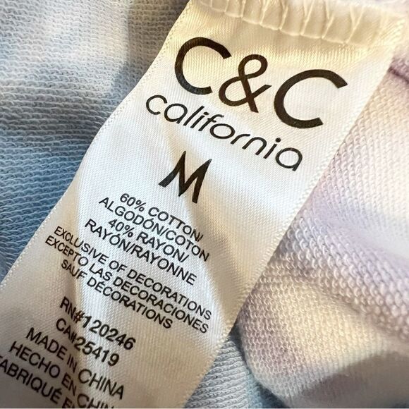 CC California tie dye hooded pullover top - Picture 5 of 6